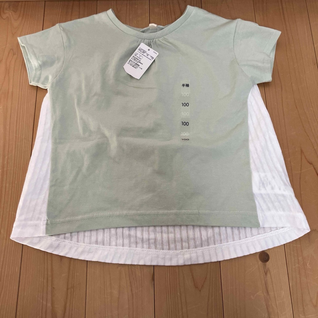 100 半袖Tシャツ Tシャツ キッズ/ベビー/マタニティのキッズ服女の子用(90cm~)(Tシャツ/カットソー)の商品写真