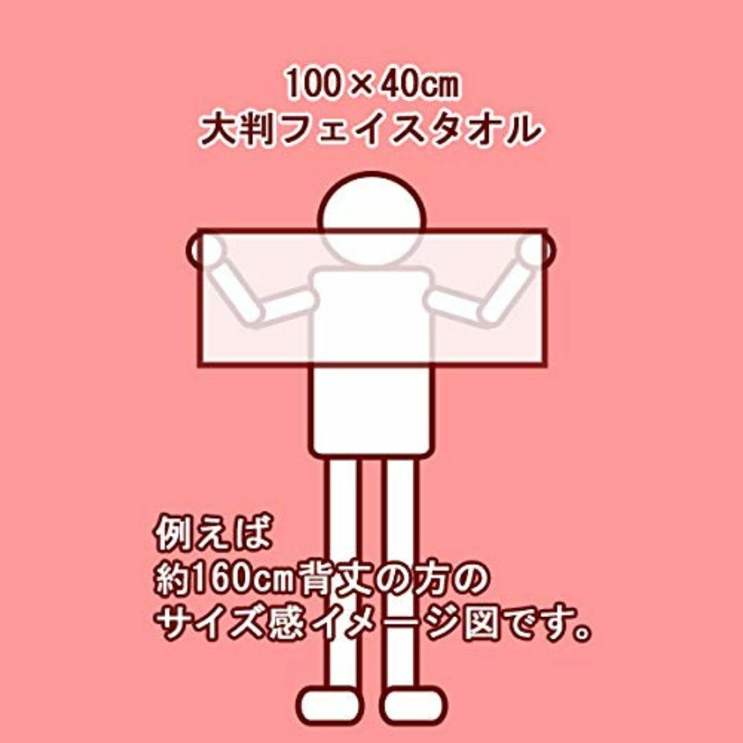 【色: チョコブラウン】mollis 大判フェイスタオル100ｃｍ×40ｃｍ お インテリア/住まい/日用品の日用品/生活雑貨/旅行(タオル/バス用品)の商品写真