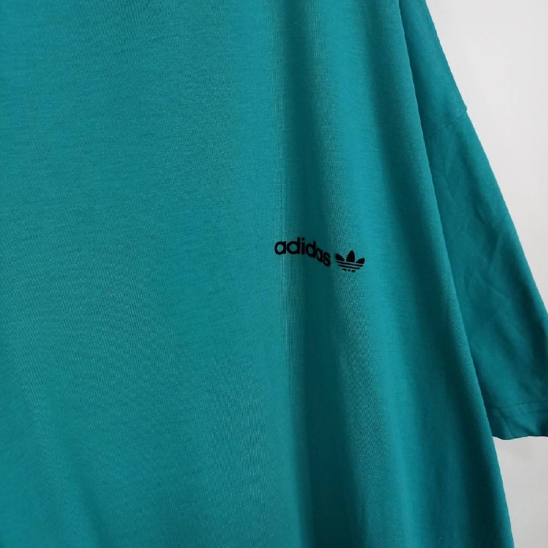 Originals（adidas）(オリジナルス)の90s　アディダス　オリジナルス　Tシャツ　半袖　ロゴ　万国旗タグ　緑　3XL メンズのトップス(Tシャツ/カットソー(半袖/袖なし))の商品写真
