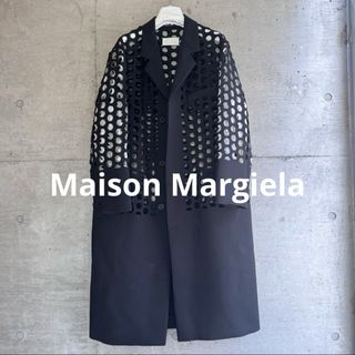 マルタンマルジェラ(Maison Martin Margiela)の美品 Maison Margiela Punch Hole Long Coat(チェスターコート)