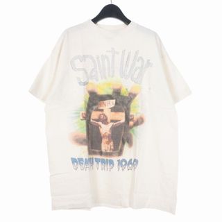 アザー(other)のセントマイケル 24SS プリントTシャツ カットソー 半袖 L ホワイト(Tシャツ/カットソー(半袖/袖なし))