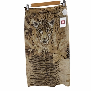 伊太利屋(イタリヤ) 豹 虎 タイガー レオパード柄 イージースカート スカート
