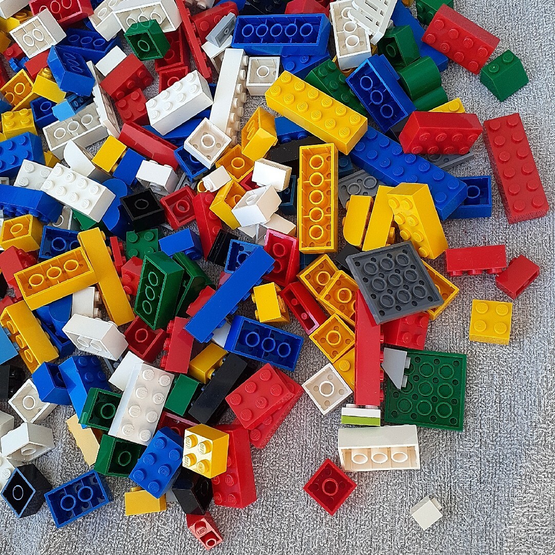 Lego(レゴ)のレゴ ブロック 大量　まとめ売り 約500g プレート  レゴシティ 窓 パーツ キッズ/ベビー/マタニティのおもちゃ(知育玩具)の商品写真