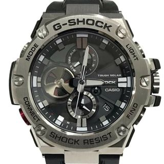 カシオ(CASIO)のCASIO カシオ 腕時計 G-SHOCK G-STEEL GST-B100-1AJF 稼働品 ジェット機エンジンブレードがモチーフ。 【美品】 22402K312(腕時計(アナログ))