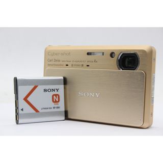 【返品保証】 ソニー SONY Cyber-shot DSC-TX9 ゴールド 4x バッテリー付き コンパクトデジタルカメラ  s9578(コンパクトデジタルカメラ)