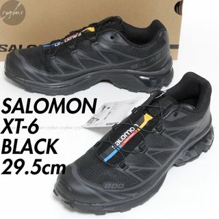 サロモン(SALOMON)の29.5cm 新品 SALOMON XT-6 スニーカー サロモン ブラック 黒(スニーカー)