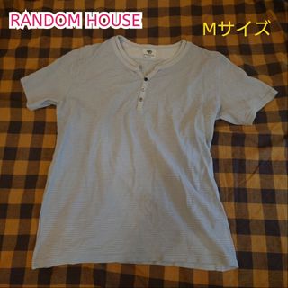 【古着美品】RANDOM HOUSE 半袖 カットソー グレー Mサイズ(Tシャツ/カットソー(半袖/袖なし))