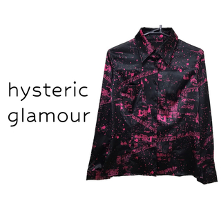 HYSTERIC GLAMOUR - ヒステリックグラマー【美品】《希少》夜景 総柄 長袖 ブラウス シャツ