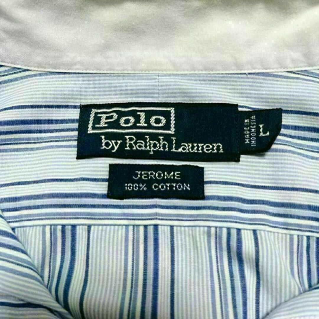 Ralph Lauren(ラルフローレン)の56i ポロラルフローレン JEROME ストライプ クレリック 長袖シャツ メンズのトップス(シャツ)の商品写真