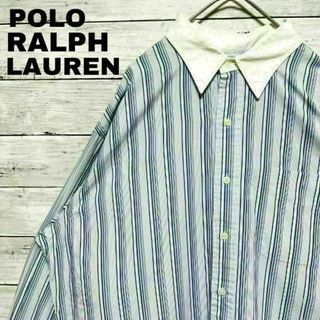 ラルフローレン(Ralph Lauren)の56i ポロラルフローレン JEROME ストライプ クレリック 長袖シャツ(シャツ)