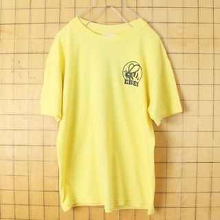 ヘインズ(Hanes)のUSA Hanes EBES 両面プリント半袖Tシャツ イエロー S aw100(Tシャツ/カットソー(半袖/袖なし))