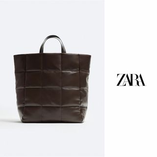 ザラ(ZARA)の【新品未使用‼️完売‼️】ZARA　ソフト キルティング トートバッグ(トートバッグ)