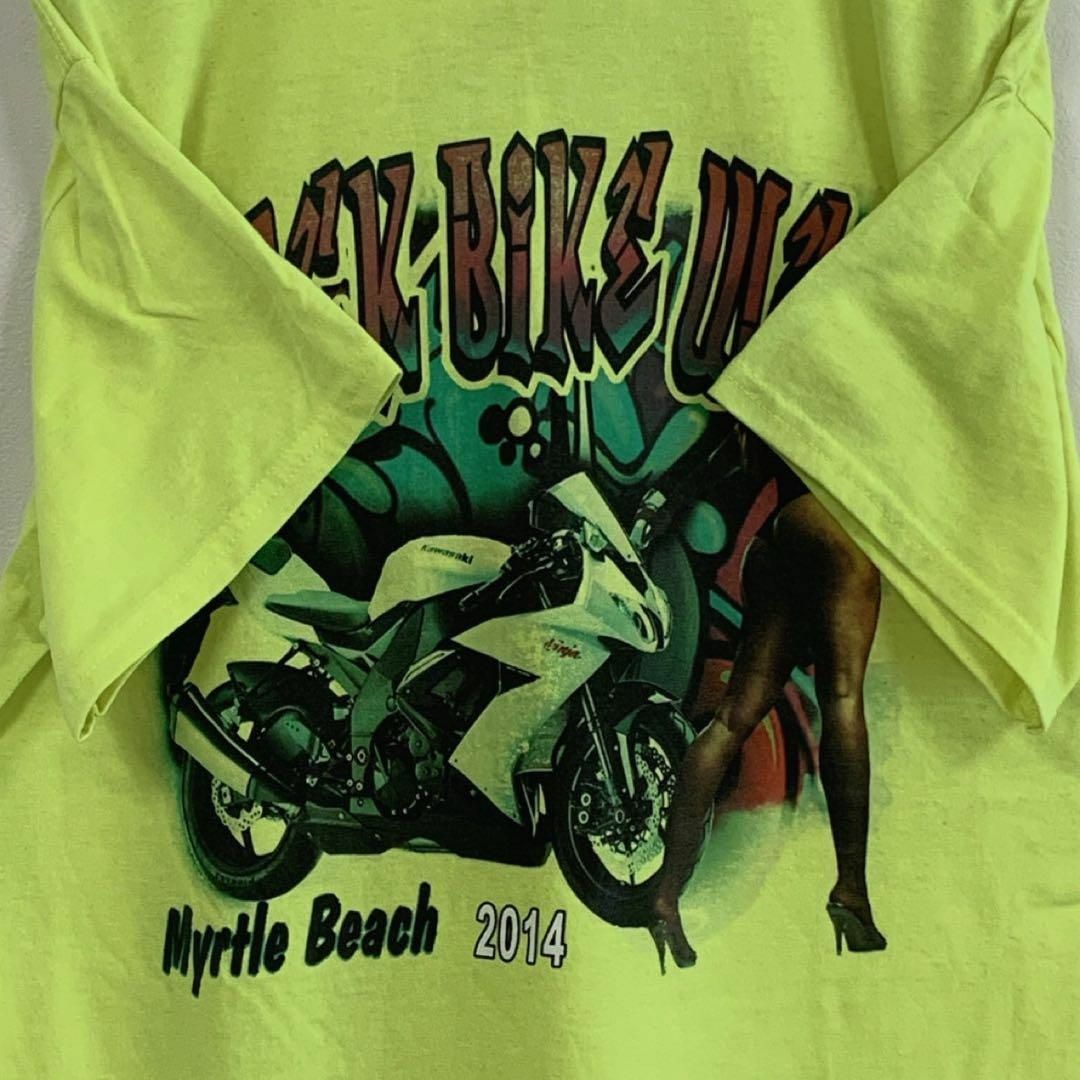 デザインTシャツ マートルビーチ 2014 半袖 プリント Tシャツ Mサイズ メンズのトップス(Tシャツ/カットソー(半袖/袖なし))の商品写真