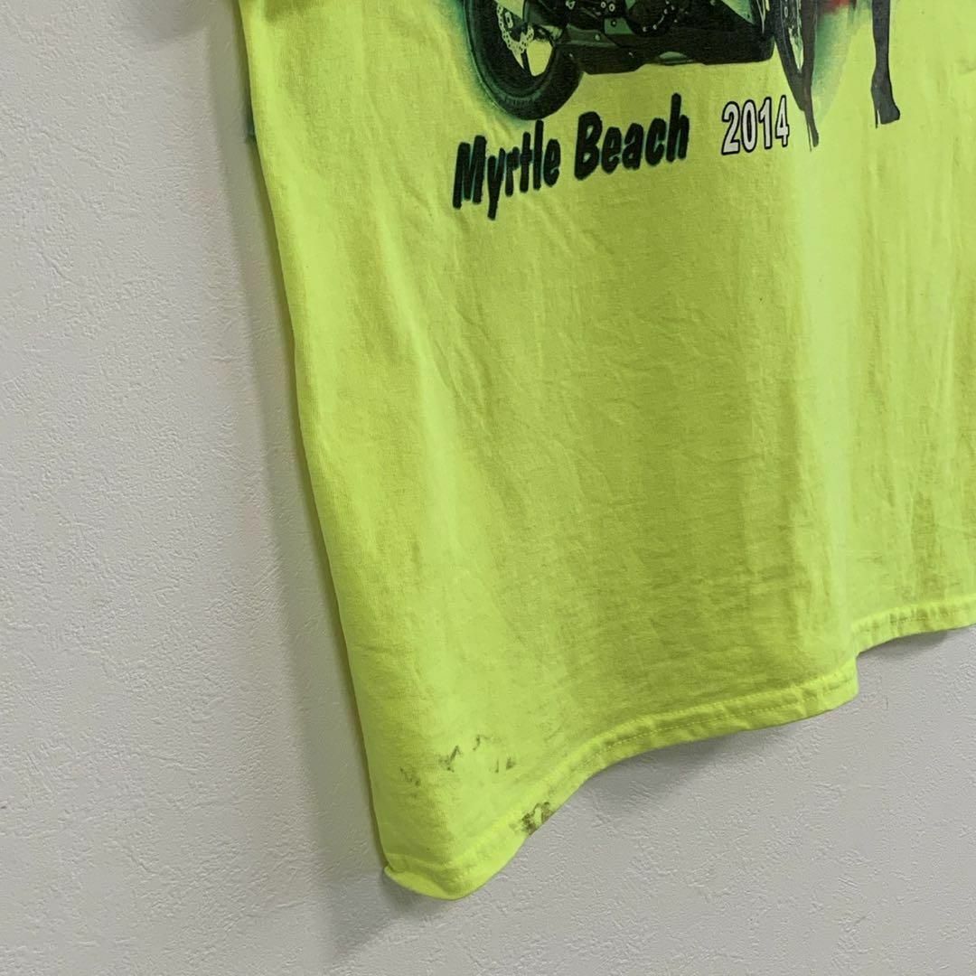 デザインTシャツ マートルビーチ 2014 半袖 プリント Tシャツ Mサイズ メンズのトップス(Tシャツ/カットソー(半袖/袖なし))の商品写真