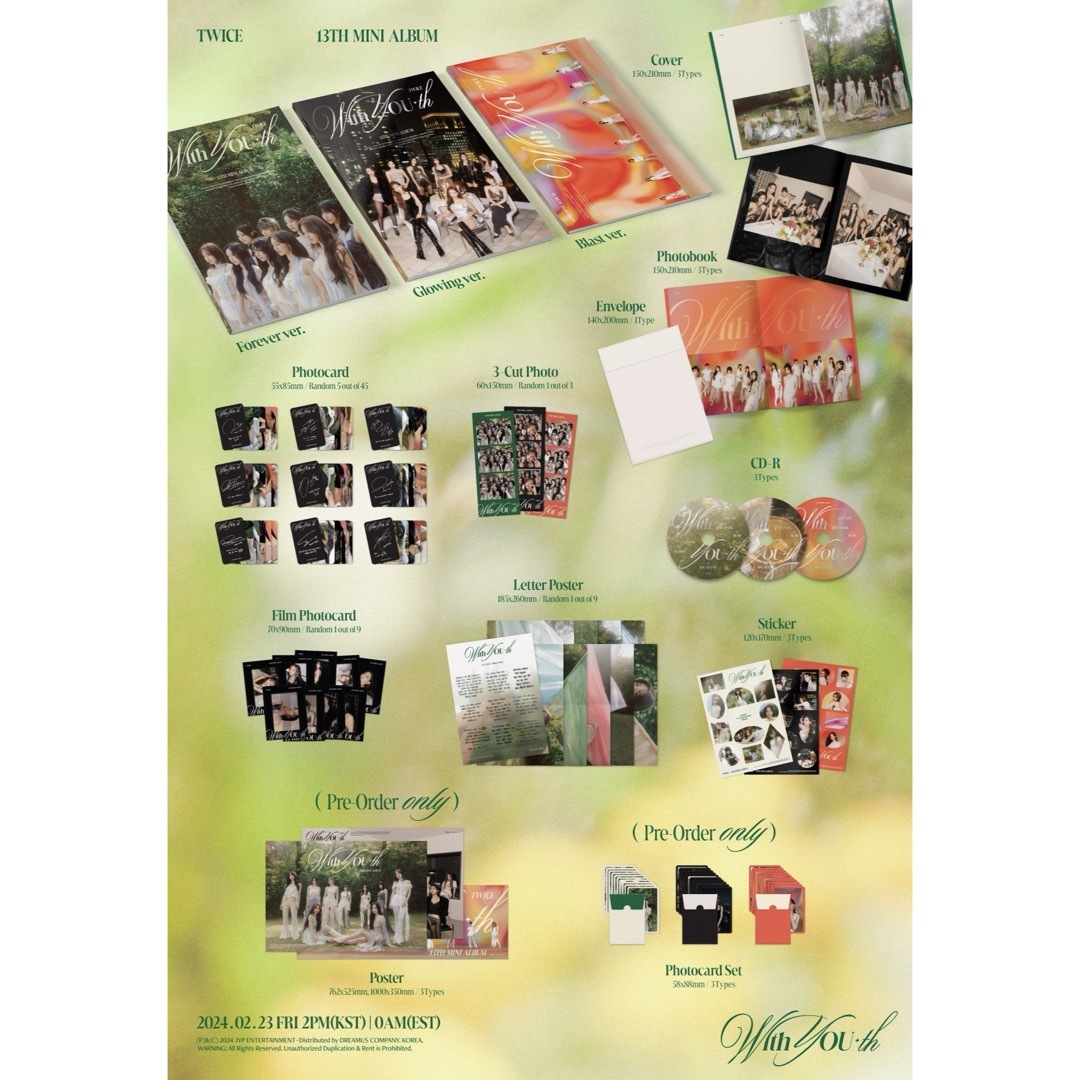 TWICE(トゥワイス)のmoa様 アルバム 未開封 2点 エンタメ/ホビーのCD(K-POP/アジア)の商品写真