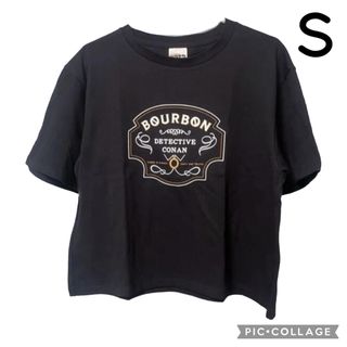 ジーユー(GU)のGU 名探偵コナン グラフィックT バーボン 半袖 安室透 S .(Tシャツ(半袖/袖なし))