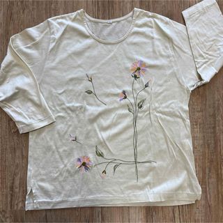 レディース　長袖　ロンT  Lサイズ(Tシャツ(長袖/七分))