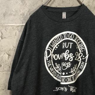 JOGGING サークルロゴ アメリカ輸入 オーバー Tシャツ(Tシャツ/カットソー(半袖/袖なし))