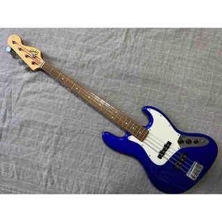 【弦交換済み】squier by fender ジャズベース　青　　スクワイヤー