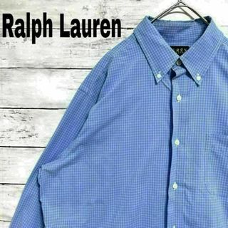 ラルフローレン(Ralph Lauren)のr55 US古着 ラルフローレン BD長袖シャツ NON IRON チェック(シャツ)