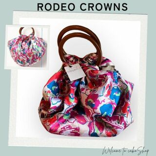 ロデオクラウンズ(RODEO CROWNS)の未使用タグ付》ロデオクラウンズ　RODEOCROWNS　花柄スカーフリングバッグ(ハンドバッグ)