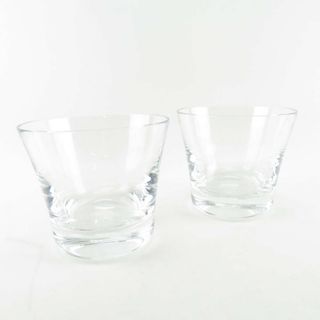 バカラ(Baccarat)の美品 Baccarat バカラ アルファ タンブラー 2点 ペア ロックグラス オールドファッション SU5871C (タンブラー)