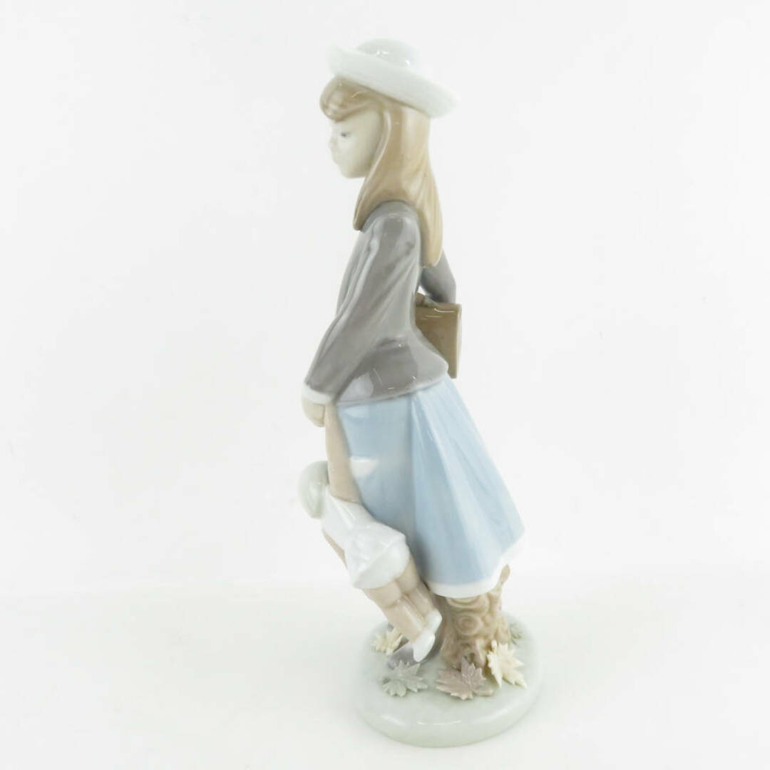 美品 LLADRO リヤドロ 秋 あの夏の日 フィギュリン 1点 陶磁器 5218 置物 陶器人形 西洋 オブジェ 絶版 SU5896C  インテリア/住まい/日用品のインテリア小物(置物)の商品写真