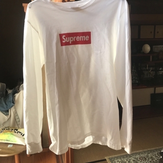 Supreme - supreme ロゴ　ロングＴ