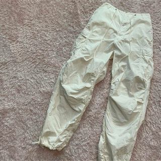 THE SHINZONE WIND OVER PANTS ホワイト　ガーゴパンツ