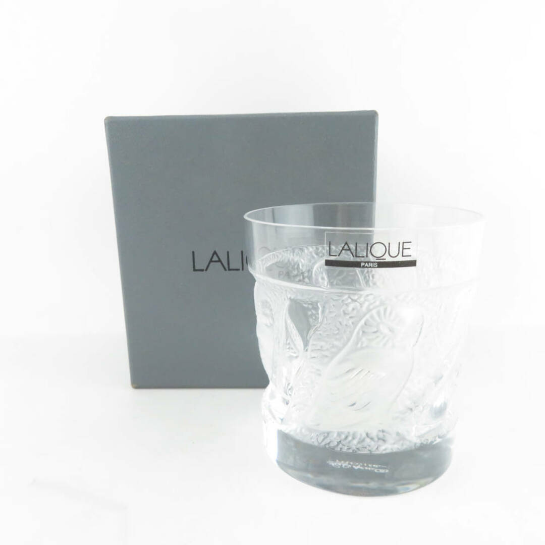 未使用 LALIQUE ラリック HULOTTE ユロット 梟 フクロウ ふくろう ウィスキータンブラー 1点 クリスタル グラス ゴブレット オールドファッション SU5921C  インテリア/住まい/日用品のキッチン/食器(タンブラー)の商品写真