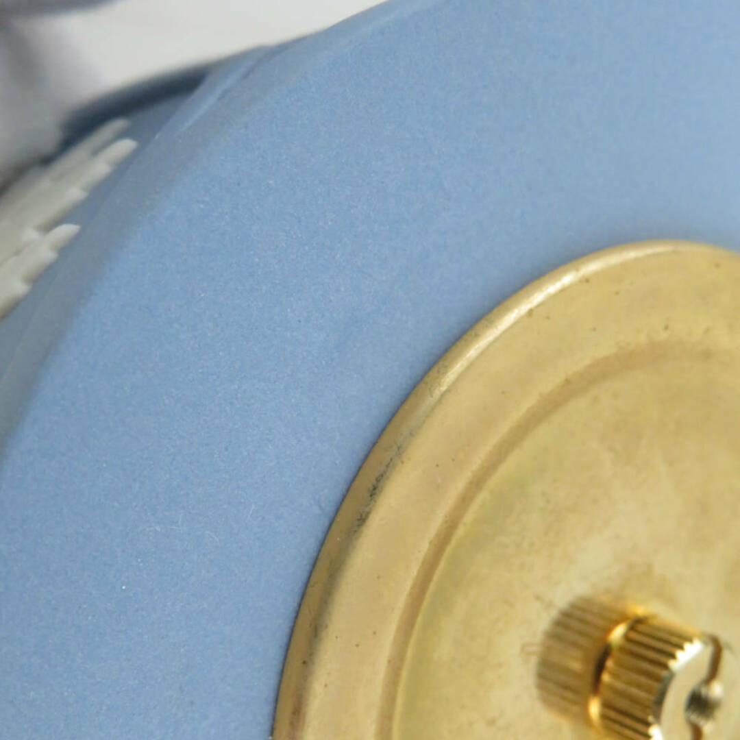 WEDGWOOD(ウェッジウッド)のWEDGWOOD ウェッジウッド ジャスパー マントルクロック 1点 置時計 ペールブルー インテリア SU5922C  インテリア/住まい/日用品のインテリア小物(置時計)の商品写真