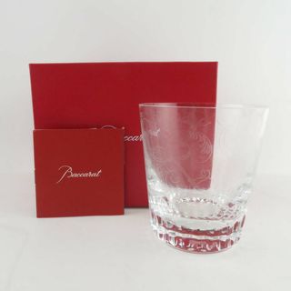 バカラ(Baccarat)の美品 Baccarat バカラ パルメ タンブラー 1点 クリスタル ロックグラス オールドファッション 鳥 SU5957D (タンブラー)