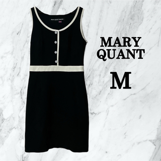 MARY QUANT - 【美品】MARYQUANT マリークワントロンドン　ワンピース　M ブラック