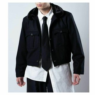 ノットコンベンショナル(NOT CONVENTIONAL)のノットコンベンショナル far neck army short jacket(ミリタリージャケット)