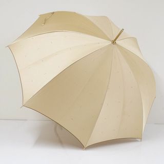 セリーヌ(celine)の傘 CELINE セリーヌ USED品 トリオンフ シャンパンベージュ 希少 ブランド 高級 60cm S0682(傘)