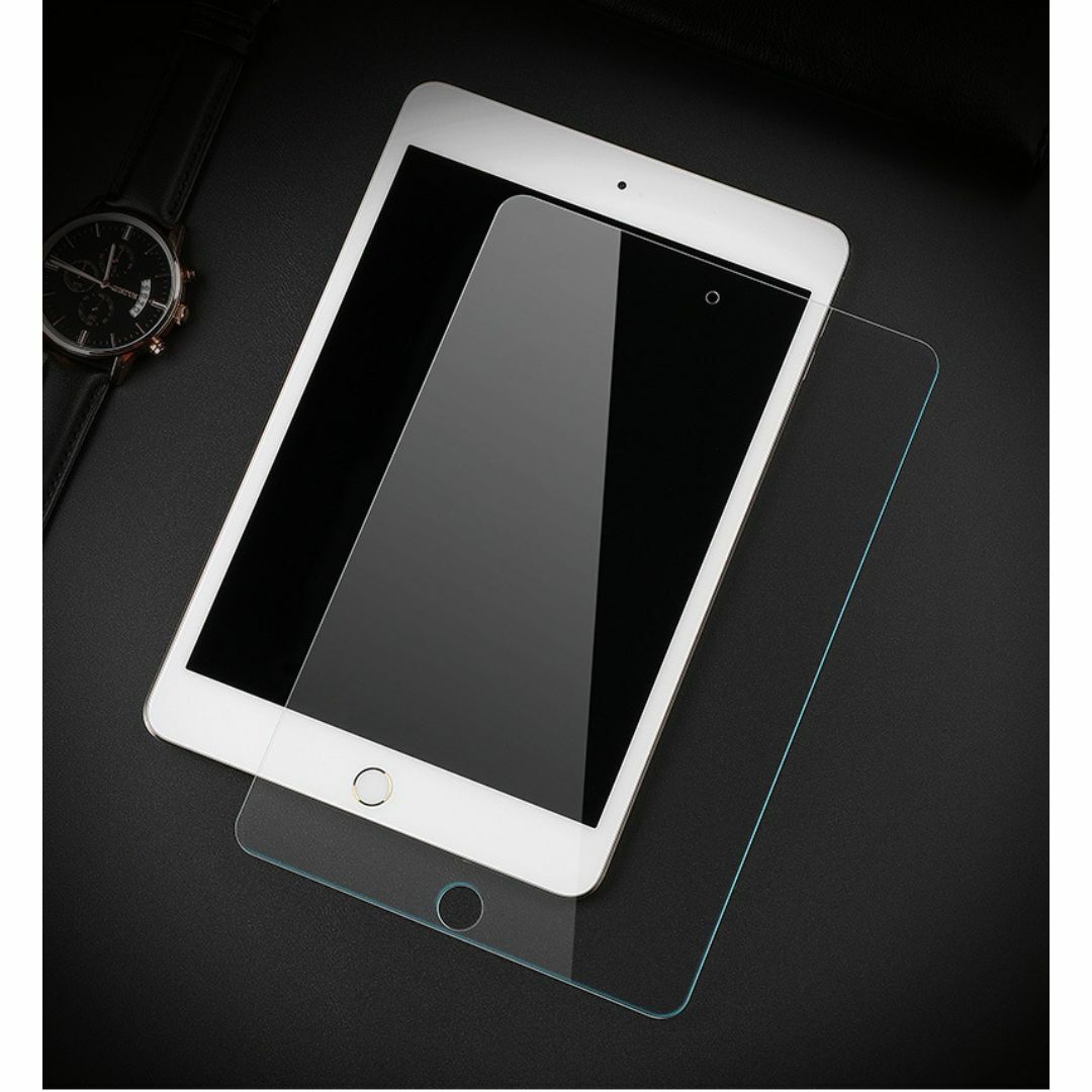 ブルーライトカットiPad mini5/mini4 共用 強化ガラスフィルム スマホ/家電/カメラのスマホアクセサリー(保護フィルム)の商品写真