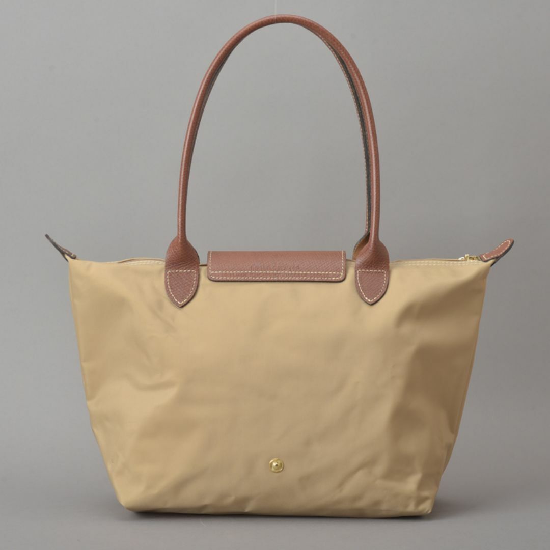 LONGCHAMP(ロンシャン)の綺麗♡ロンシャン プリアージュ トートバッグ ナイロン レザー ベージュブラウン レディースのバッグ(トートバッグ)の商品写真