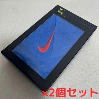 ナイキ(NIKE)のナイキ スポーツ ソリッドコア マフラータオル 25cm×120cm 2個セット(タオル/バス用品)