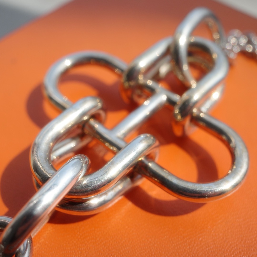 HERMES - HERMES Rose de Mer Necklace エルメス ローズドメール HERMES - HERMES Rose de Mer Necklace エルメス ローズドメール