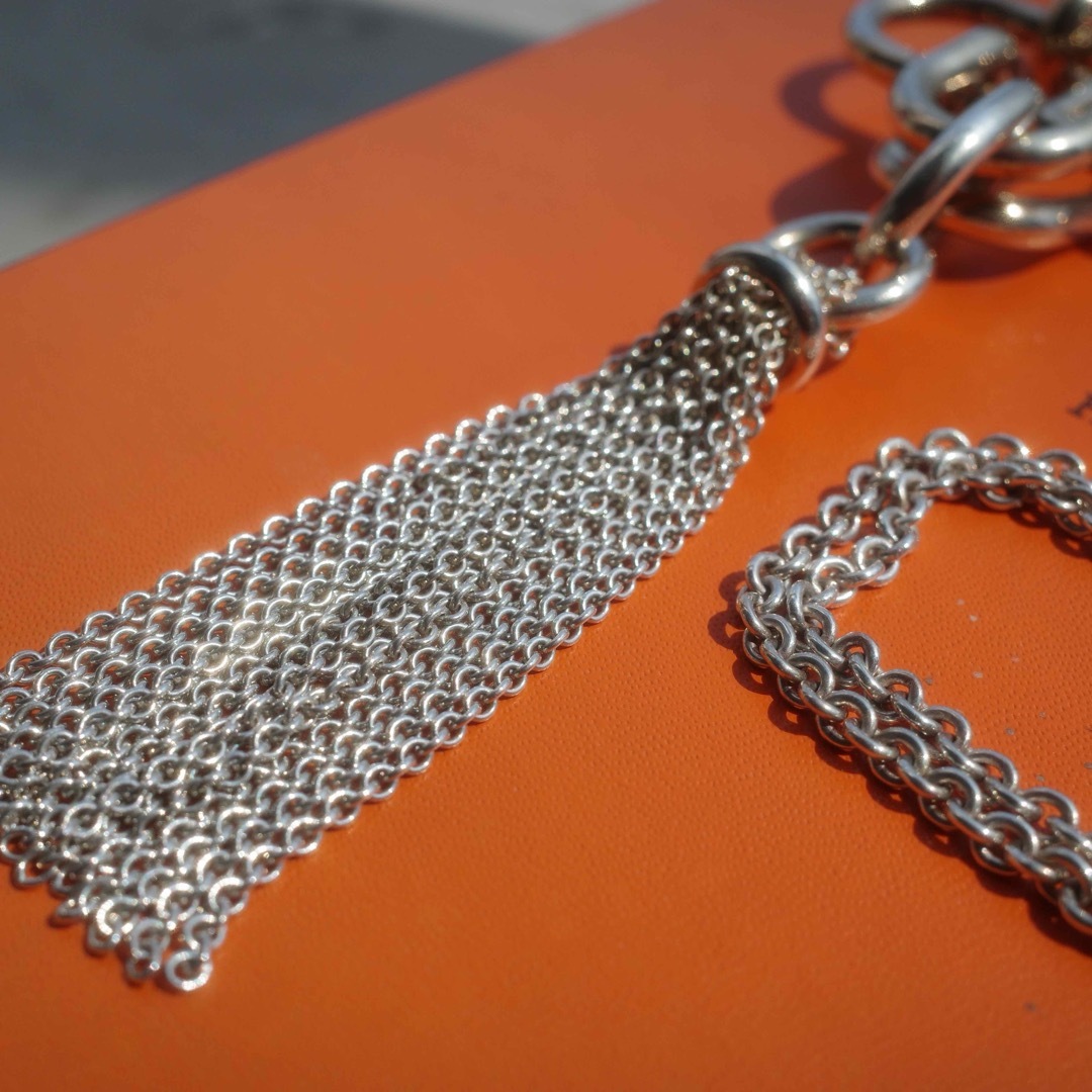 HERMES - HERMES Rose de Mer Necklace エルメス ローズドメール HERMES - HERMES Rose de Mer Necklace エルメス ローズドメール