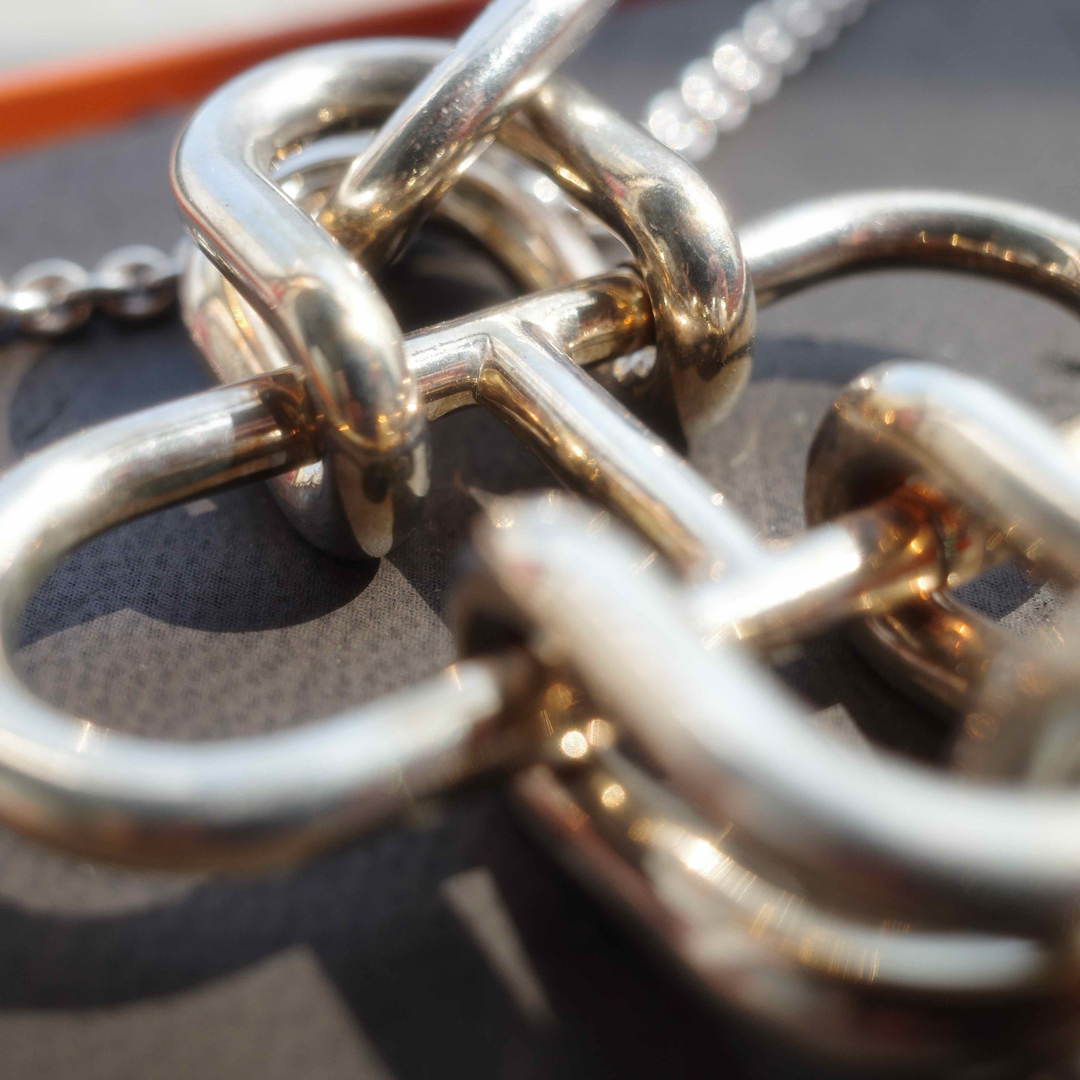 HERMES - HERMES Rose de Mer Necklace エルメス ローズドメール HERMES - HERMES Rose de Mer Necklace エルメス ローズドメール