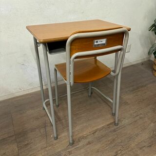 コクヨ　学習机　学校用　デスク＆チェアー　机＆椅子(学習机)