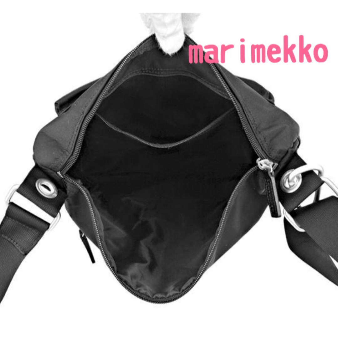marimekko(マリメッコ)の新品　marimekko マリメッコ　PAL  ショルダーバッグ　ブラック　パル レディースのバッグ(ショルダーバッグ)の商品写真