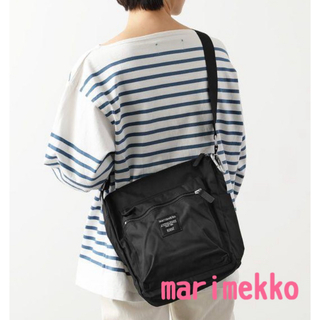 マリメッコ(marimekko)の新品　marimekko マリメッコ　PAL  ショルダーバッグ　ブラック　パル(ショルダーバッグ)