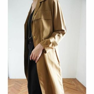 MADISONBLUE - MADISONBLUE OPEN COLLAR SHIRT COAT NIDOM