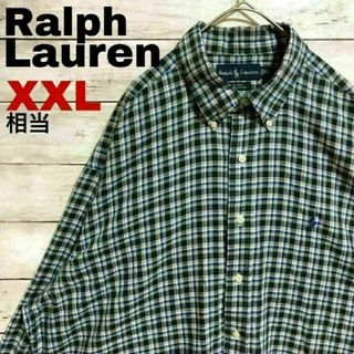 ポロラルフローレン(POLO RALPH LAUREN)のk12 US古着 ラルフローレン BD長袖シャツ BLAKE 刺繍ロゴ コットン(Tシャツ/カットソー(七分/長袖))