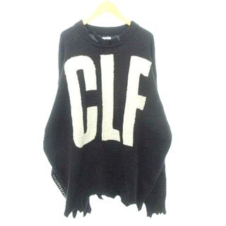 アザー(other)のセントマイケル  22AW CLF ニット セーター ダメージ加工 ウール L(ニット/セーター)