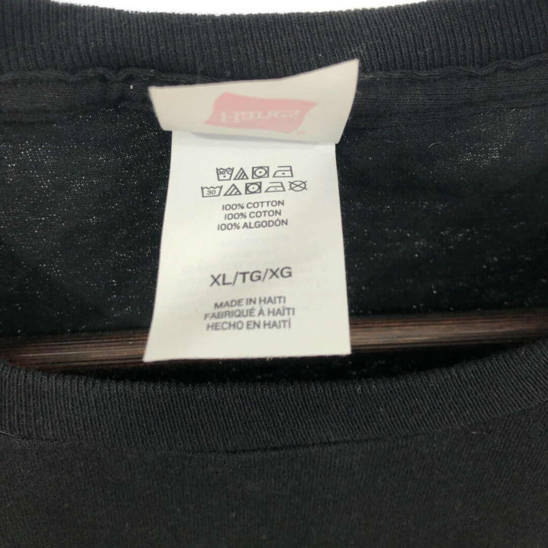 Slipknot スリップノット 半袖Ｔシャツ バンドT ブラック (メンズ XL) 中古 古着 Q6345 メンズのトップス(Tシャツ/カットソー(半袖/袖なし))の商品写真