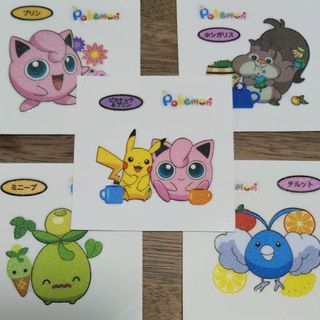 ポケモンパン デコキャラシール 最新弾 5枚セット