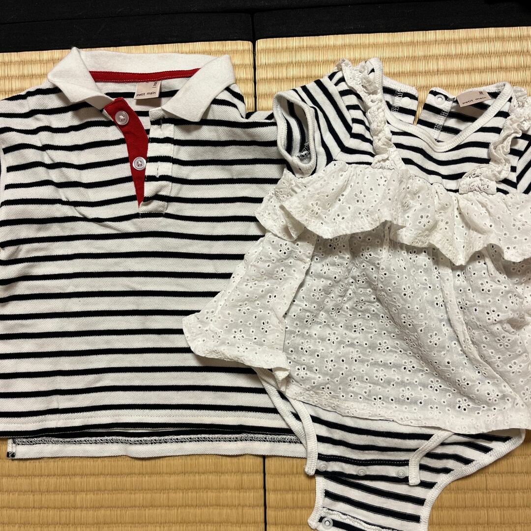 petit main(プティマイン)の兄妹　お揃い キッズ/ベビー/マタニティのキッズ服男の子用(90cm~)(Tシャツ/カットソー)の商品写真